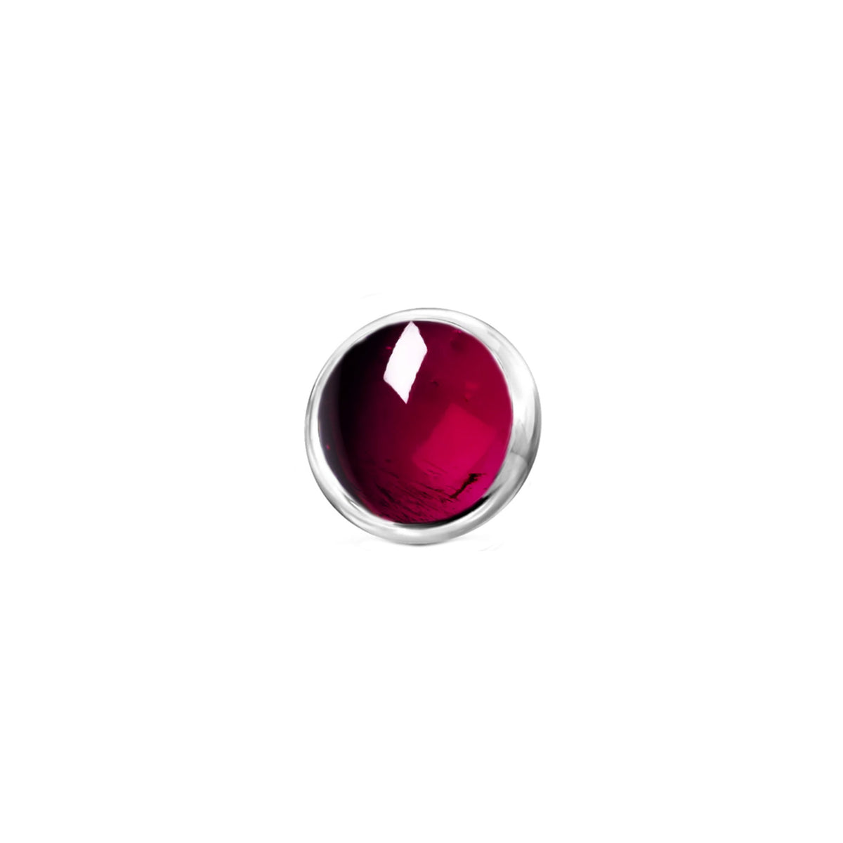 Rhodolite threaded 16g Cabochon