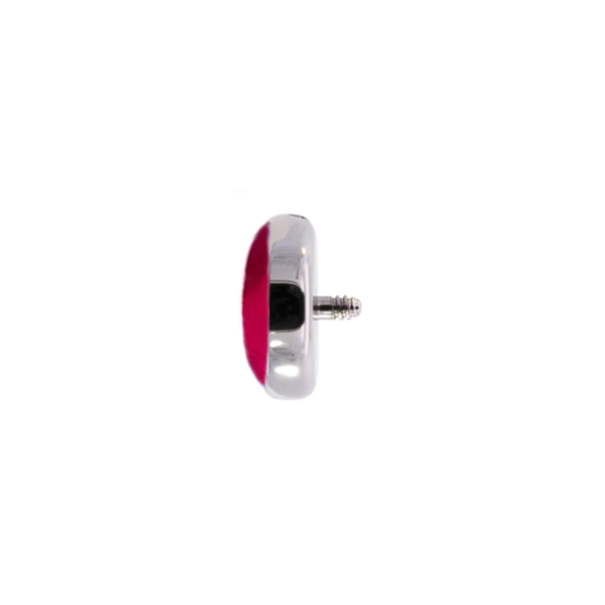 Rhodolite threaded 16g Cabochon