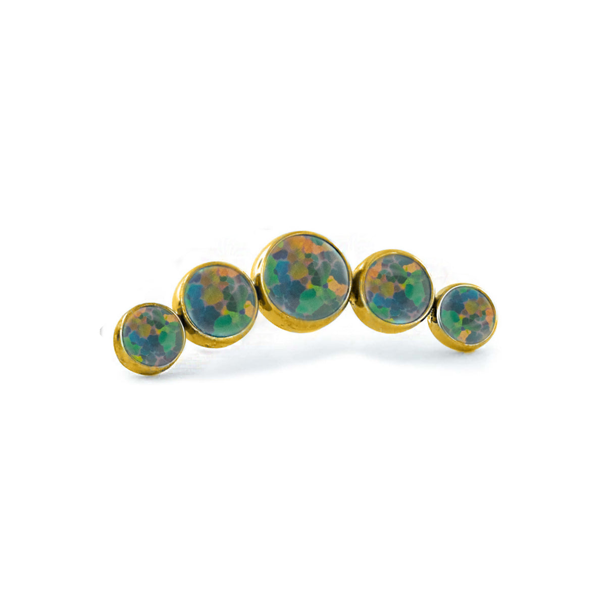 Black Opal 5 Bezel Cluster