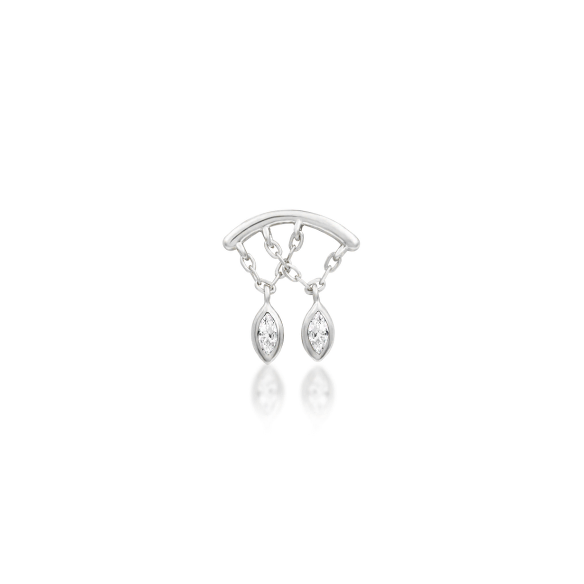 Delphine- White CZ