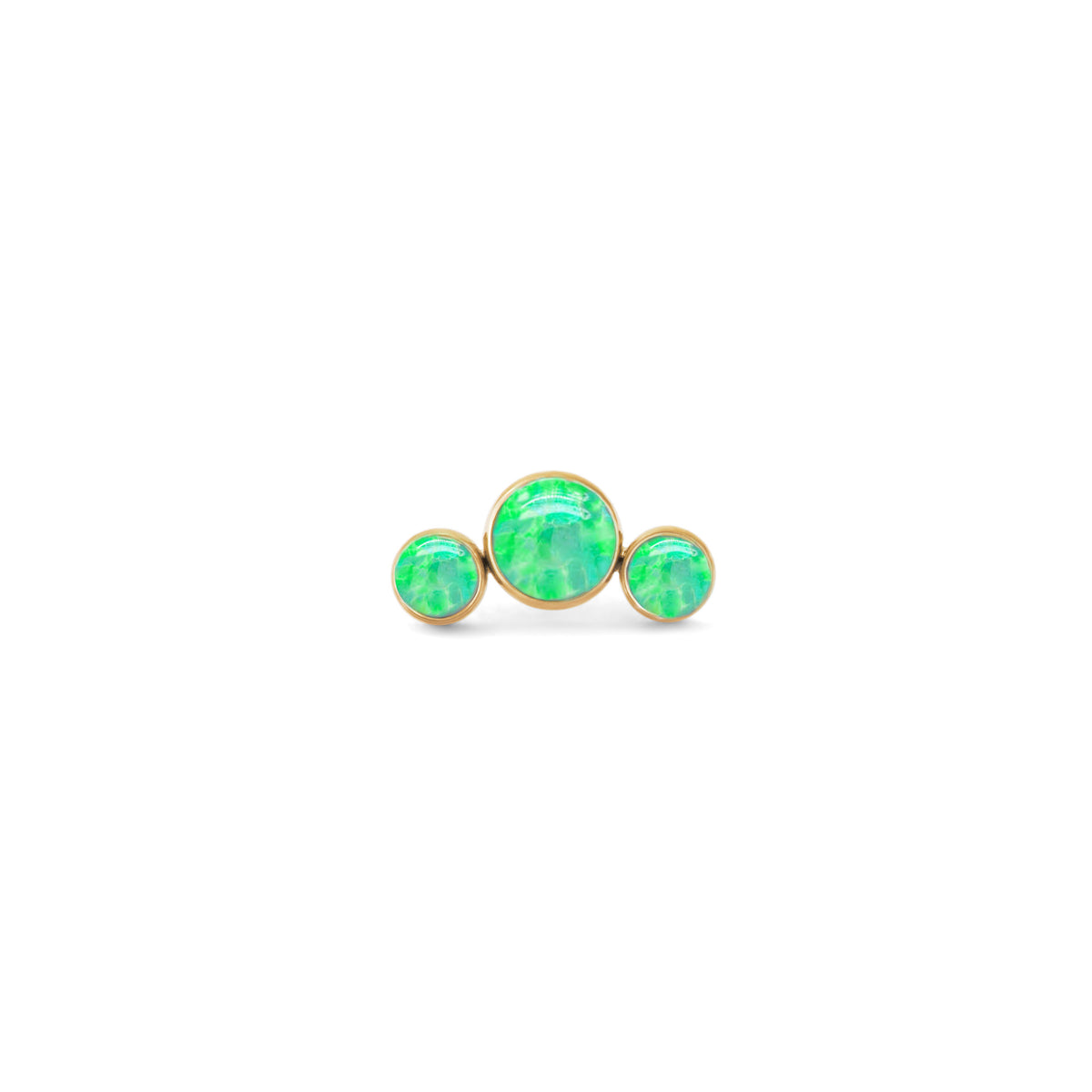 Lime Opal 3 Bezel Cluster