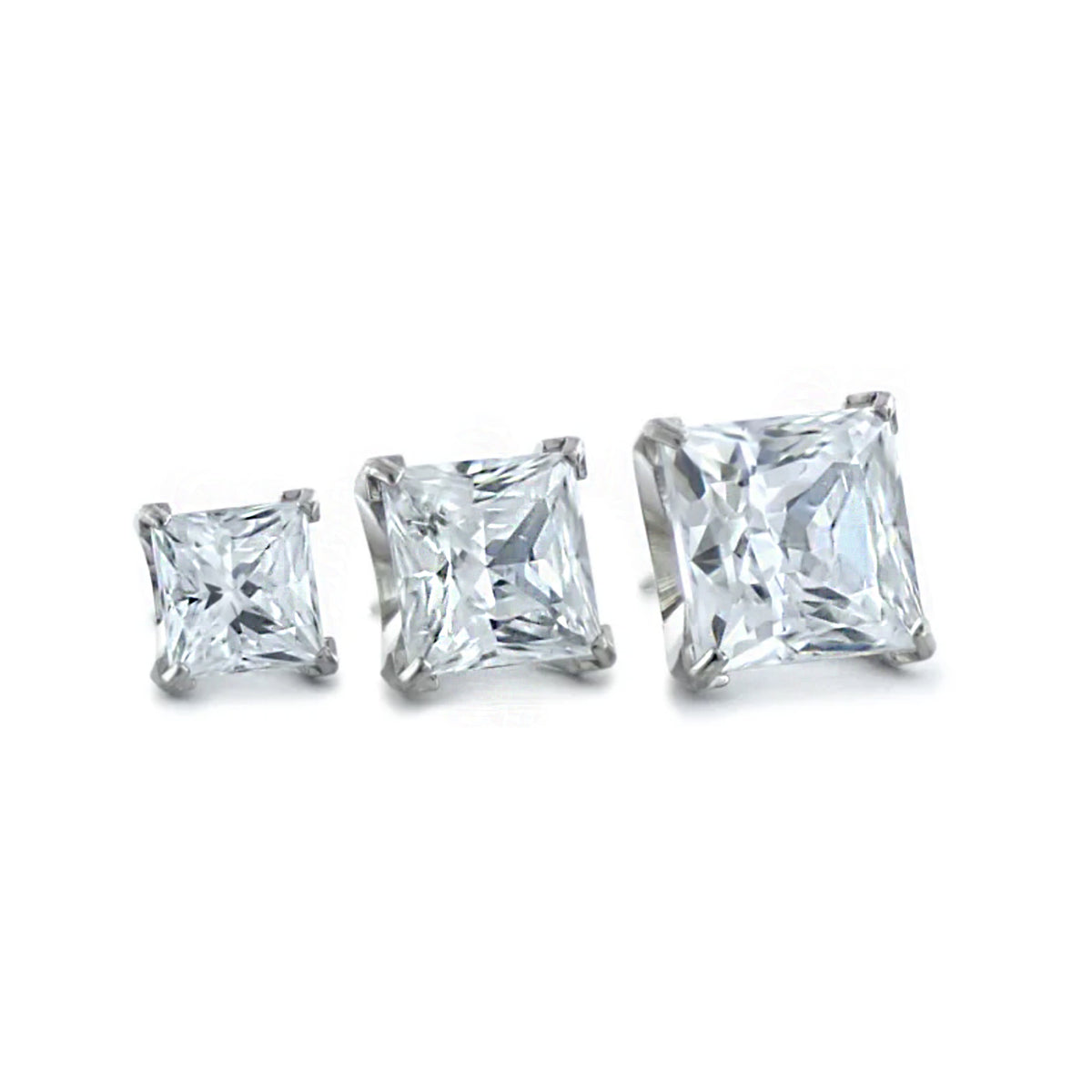 Clear Princess Prong Set Gem