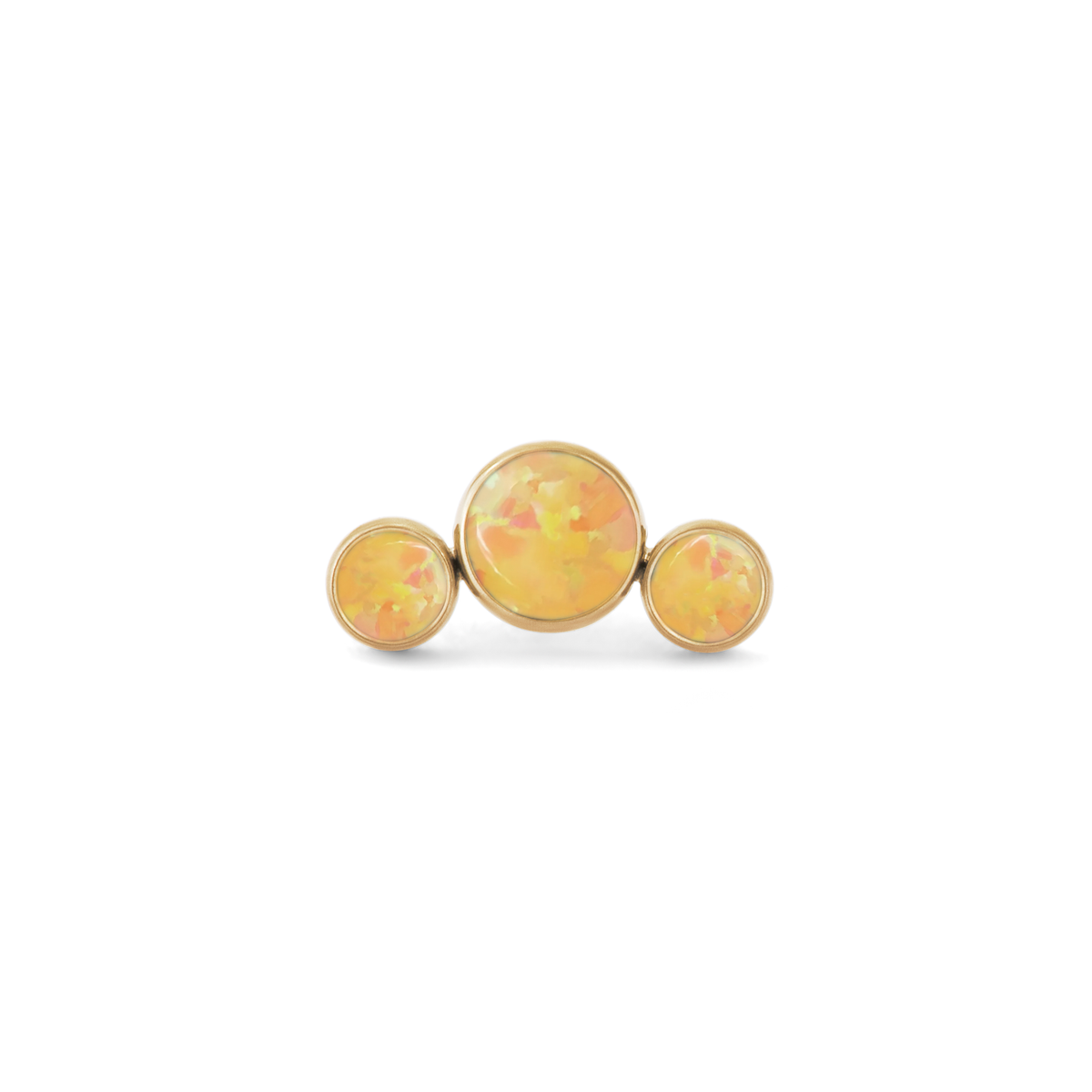 Yellow Opal 3 Bezel Cluster