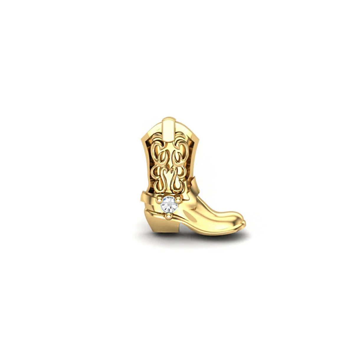 Mushroom Cowboy Boot