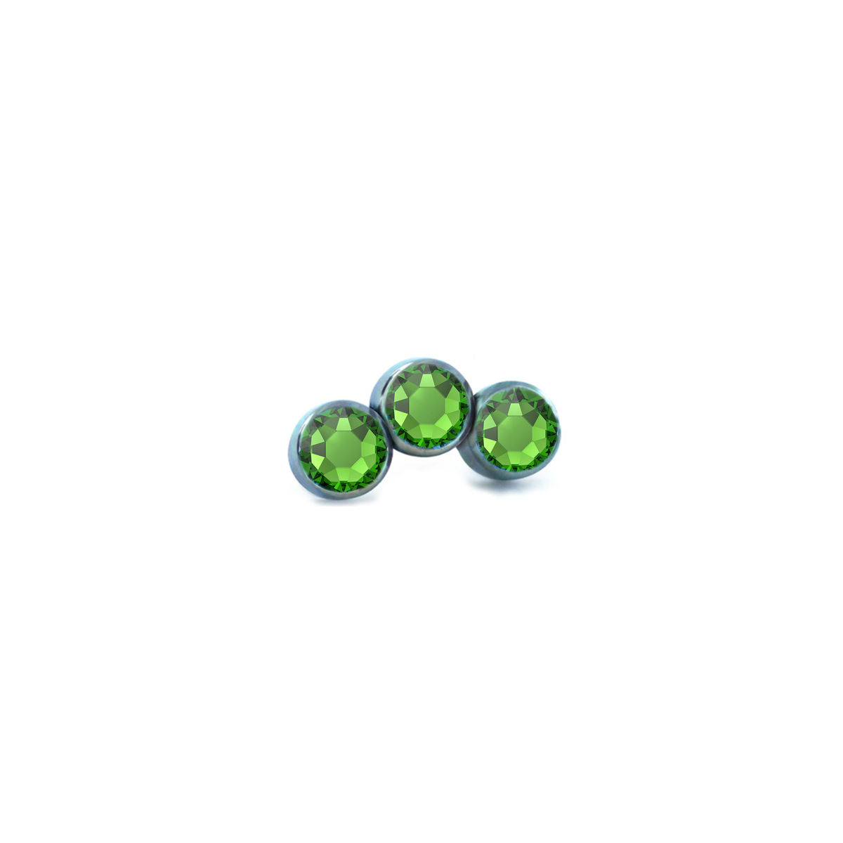 Emerald 3 Bezel Mini Cluster