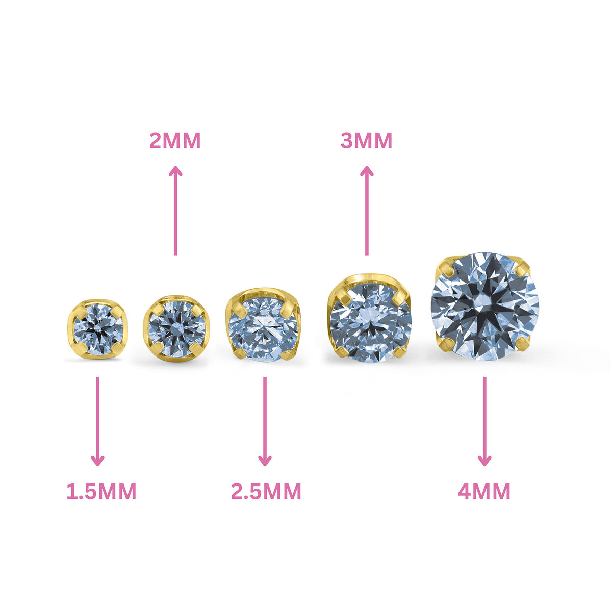 Grey Prong Gem