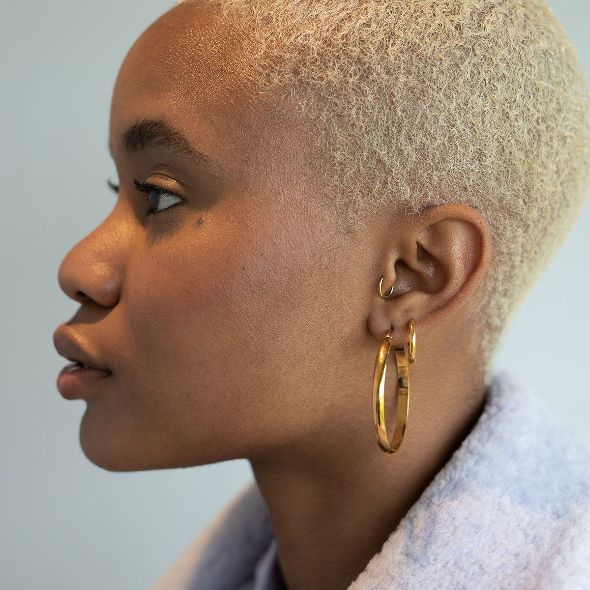 Hinge Ring 0.8mm in Gold