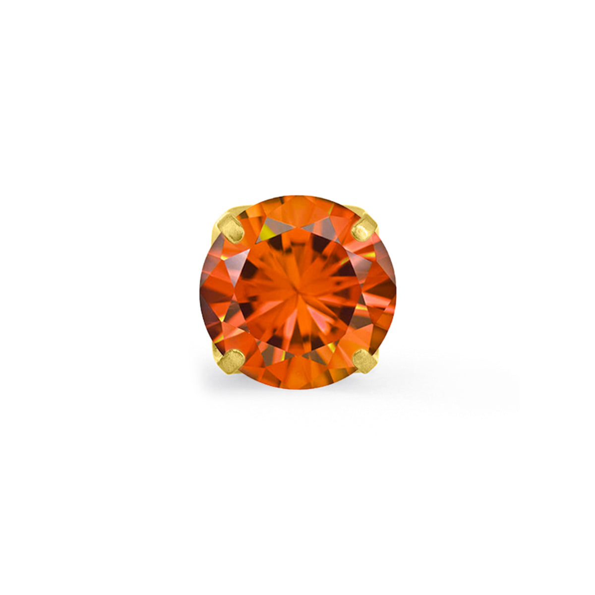 Orange Prong Gem