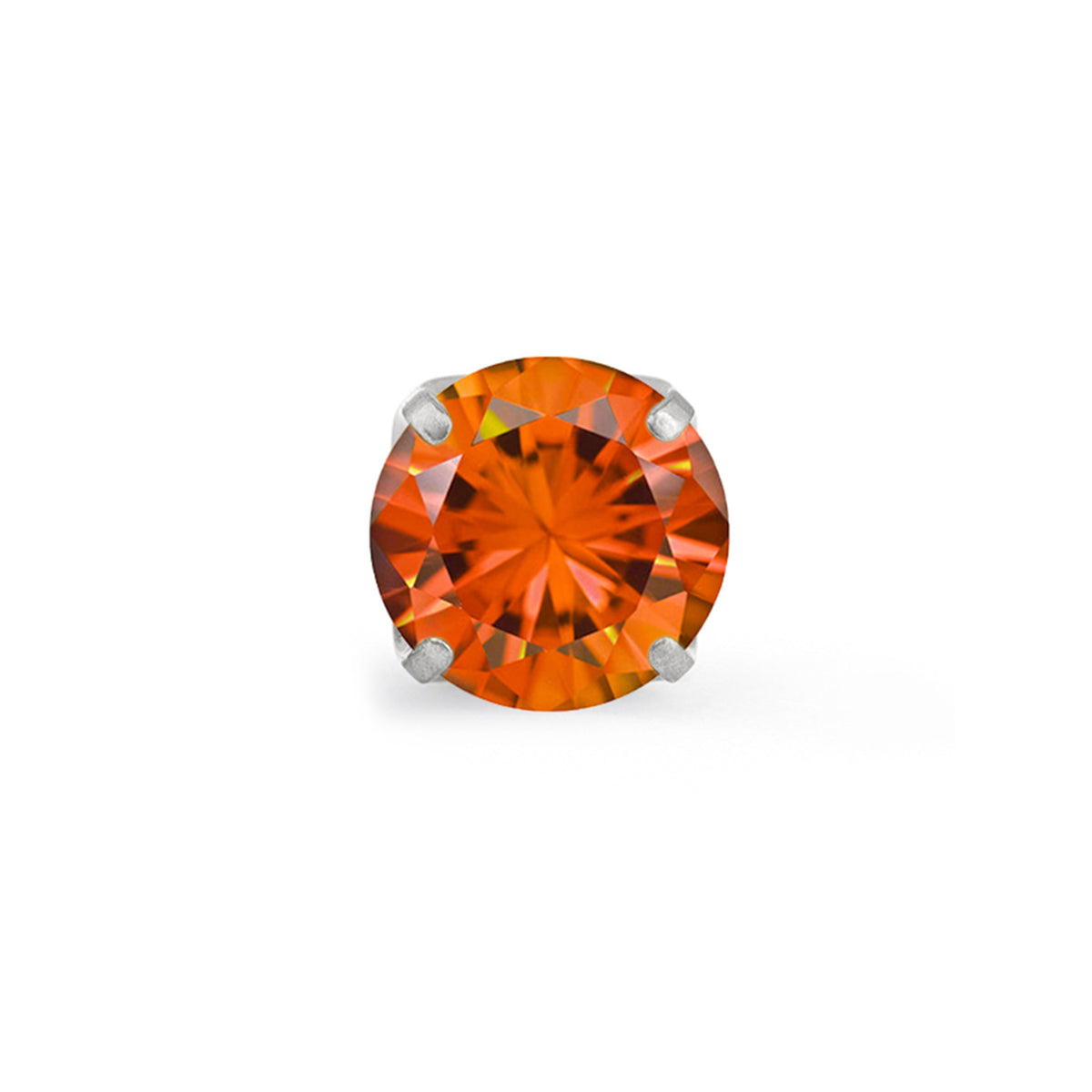 Orange Prong Gem