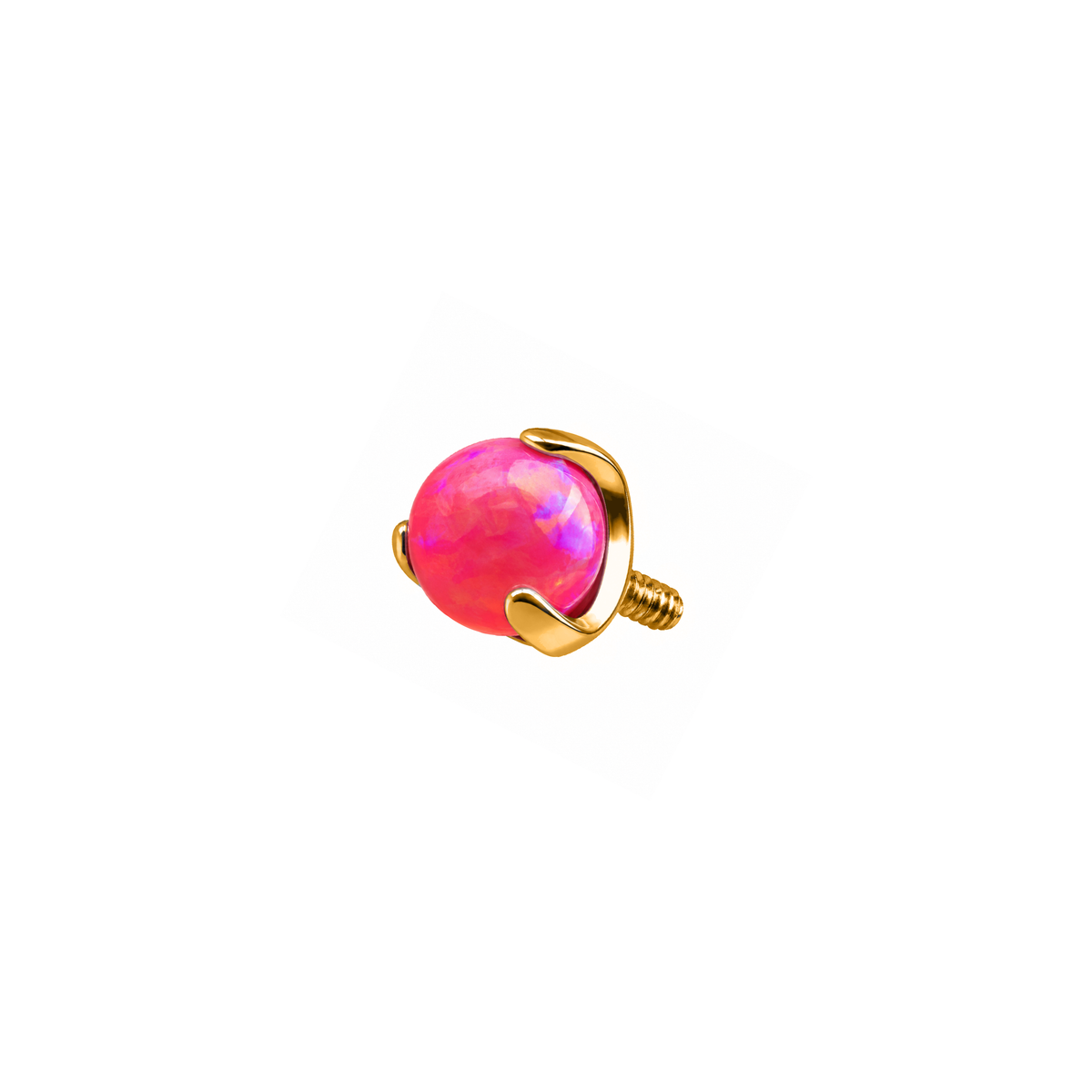 Hot Pink Threaded 16g Sphere