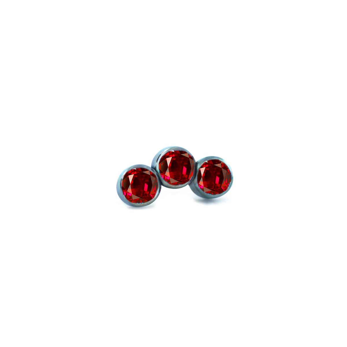 Ruby 3 Bezel Mini Cluster