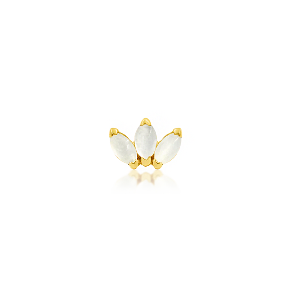 Triple Marquise Moonstone