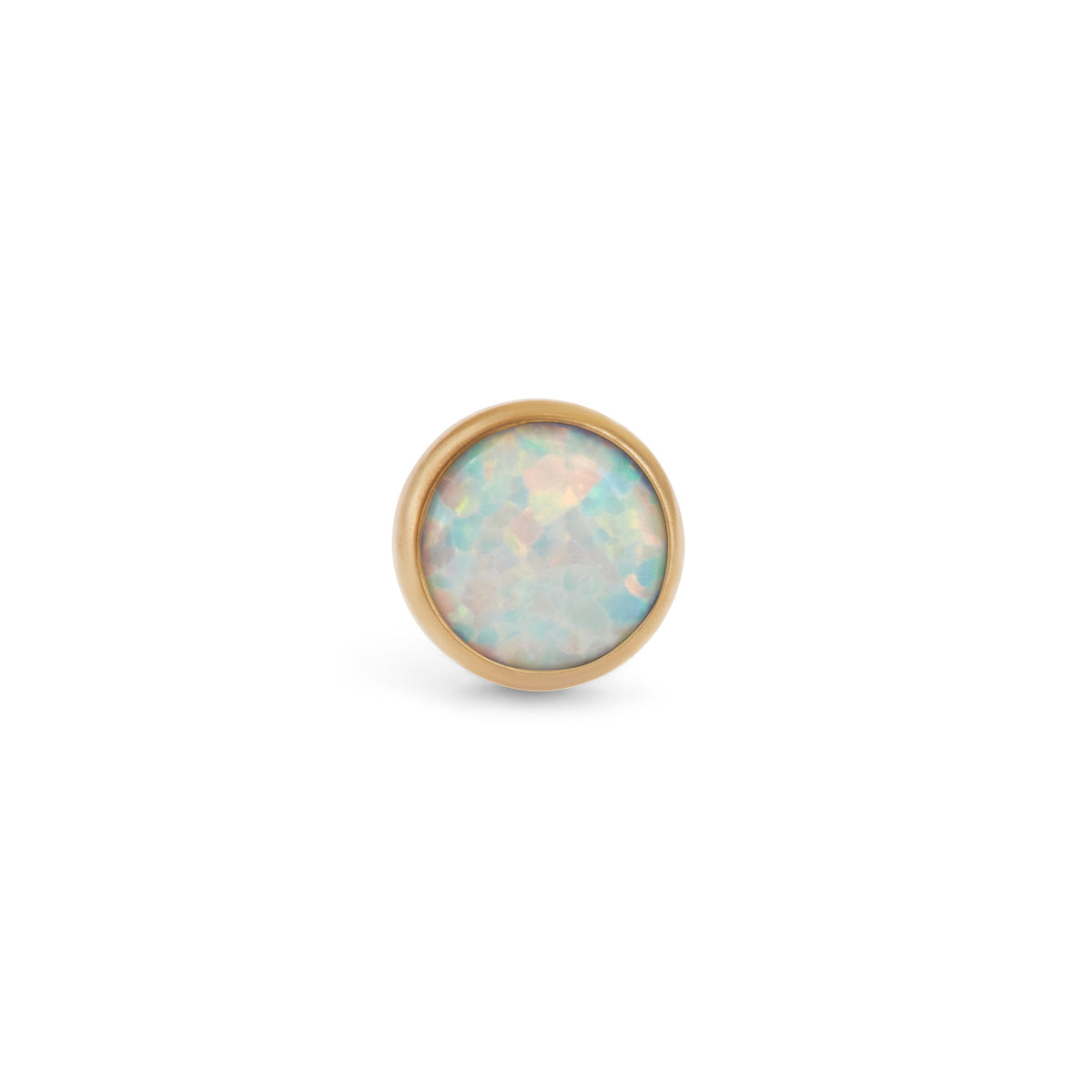 White Opal Cabochon