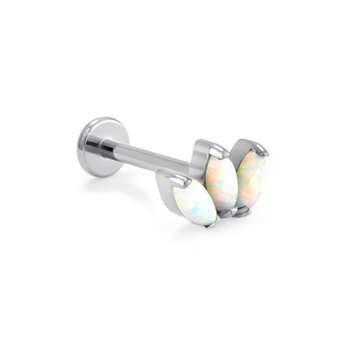 Triple Marquise Opal in Silver
