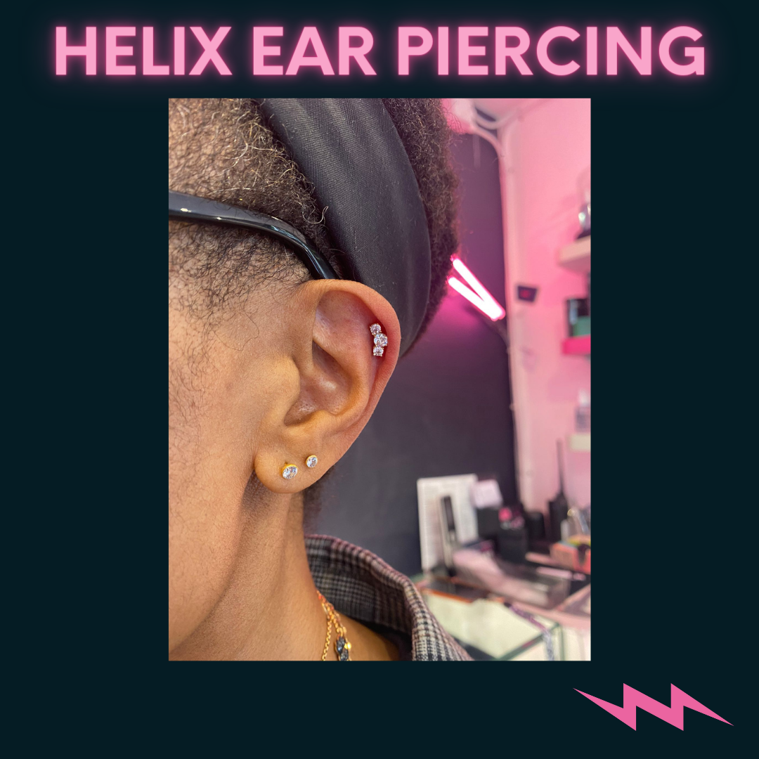 London Ear Piercing Studio Ears Pierced Helix Tragus Cartilage