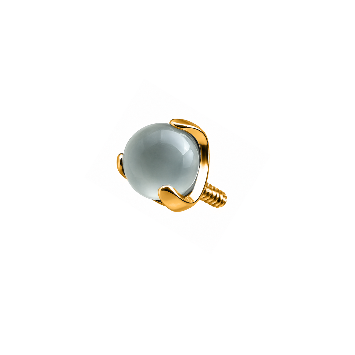 Moonstone Threaded 16g Sphere