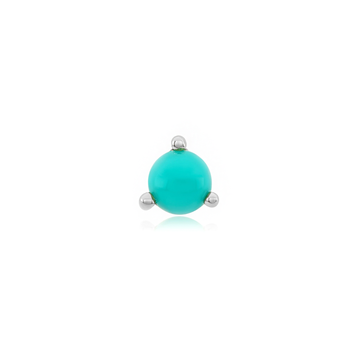 3 Prong Cabochon Turquoise