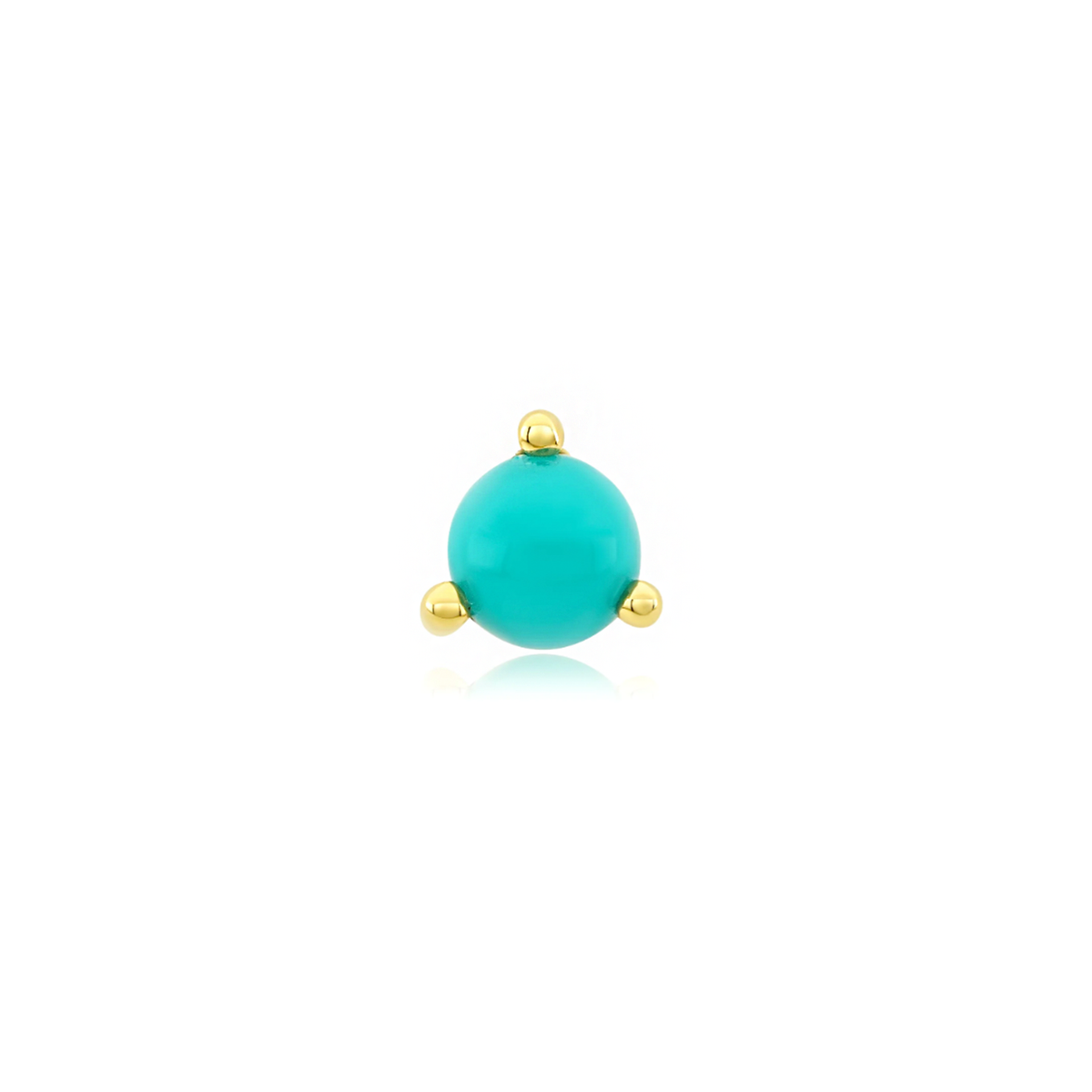 3 Prong Cabochon Turquoise