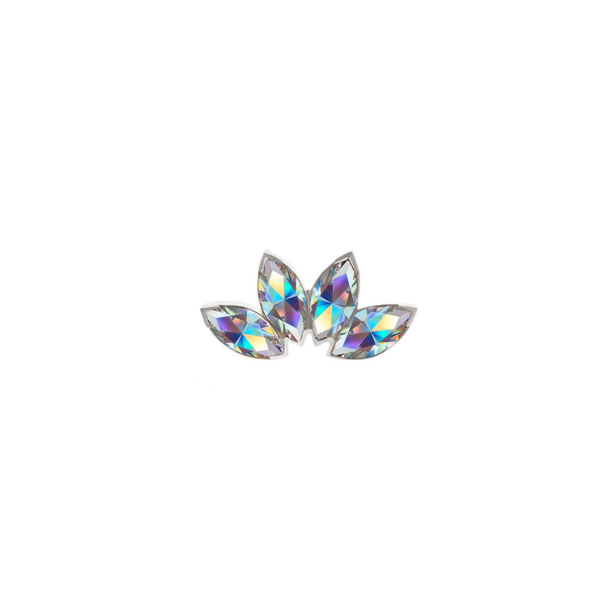 Four Gem Aurora Marquise Fan