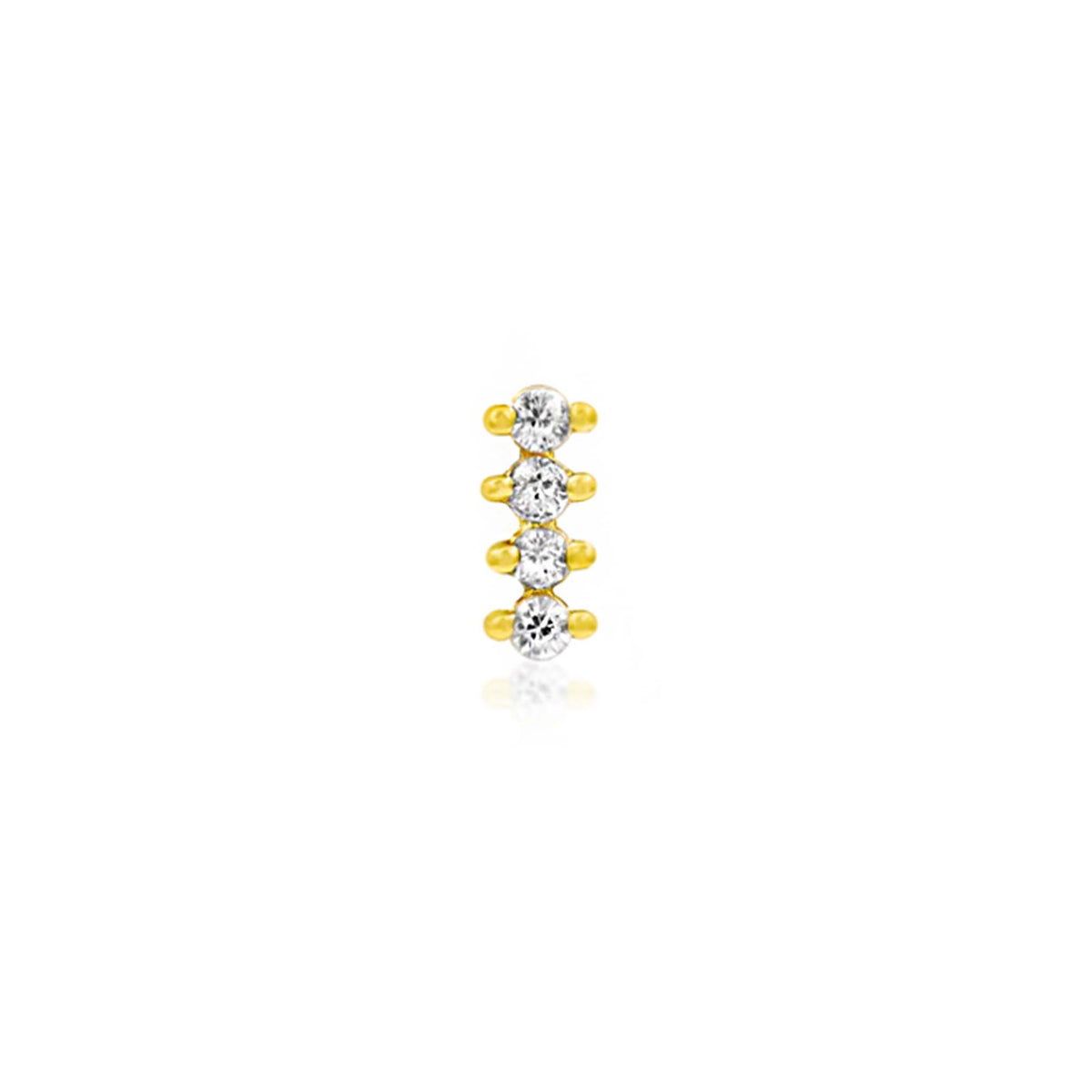 4 Gem CZ Bar