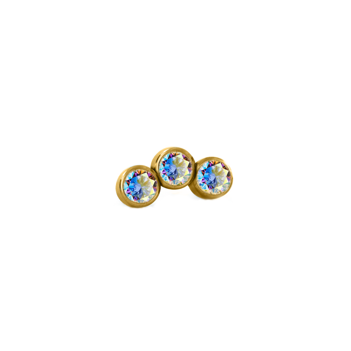 Aurora Borealis 3 Bezel Mini Cluster
