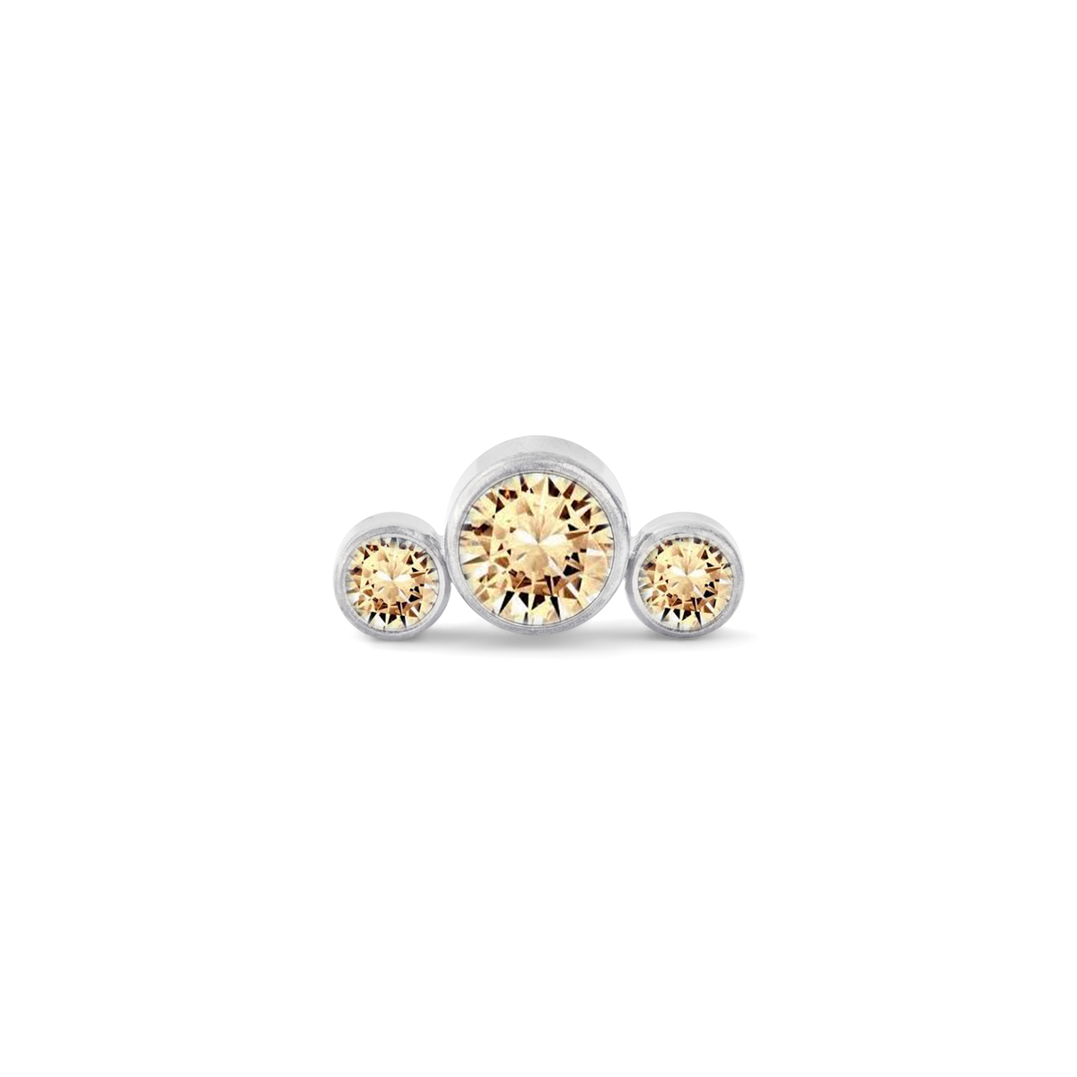 Champagne 3 Bezel Cluster