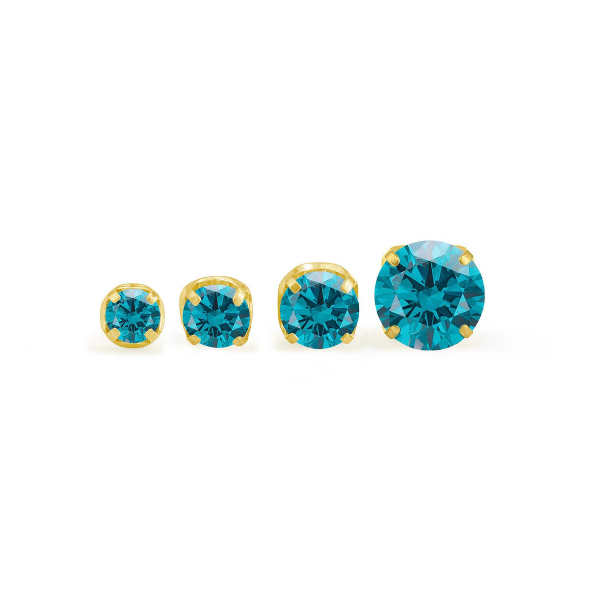 London Blue Prong Gem