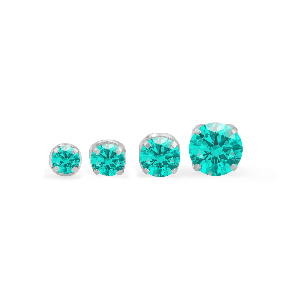 Mint Green Prong Gem