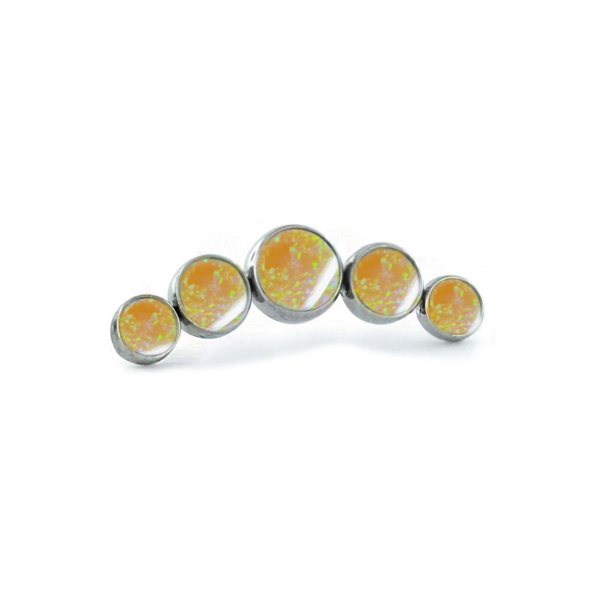 Yellow Opal 5 Bezel Cluster