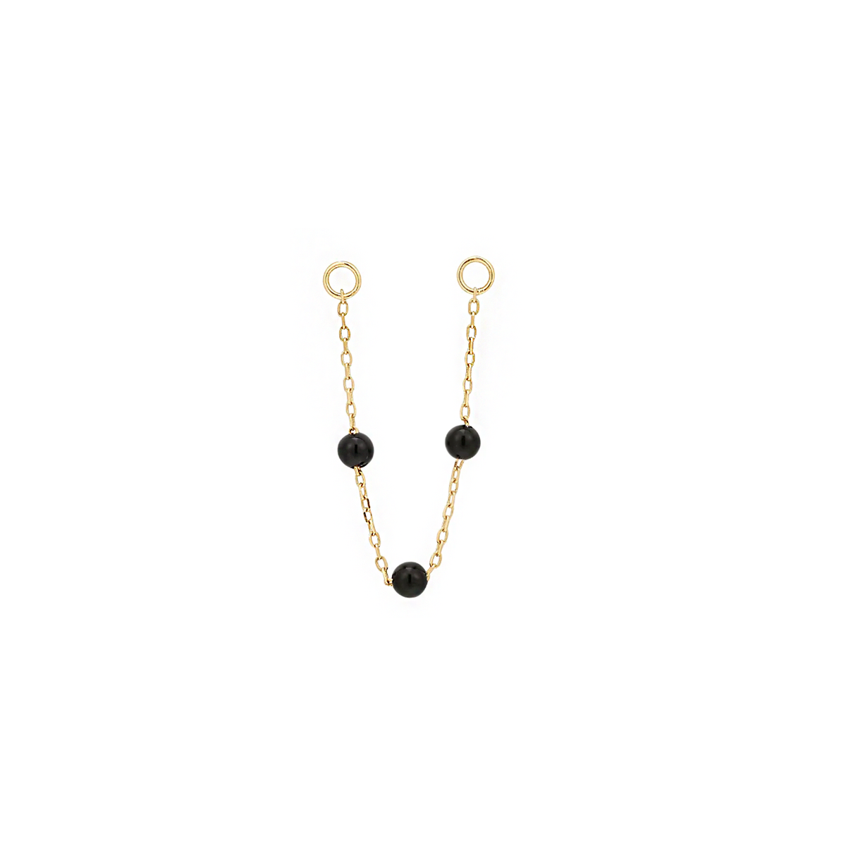 3 Bead Chain with Agate