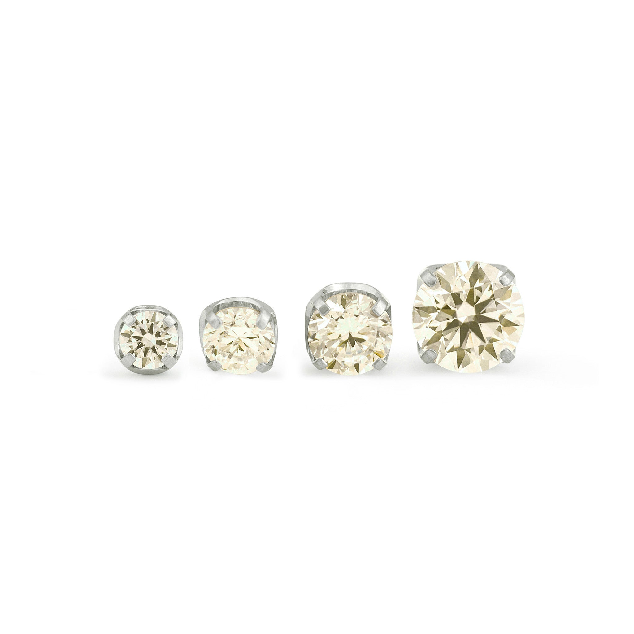 Champagne Prong Gem