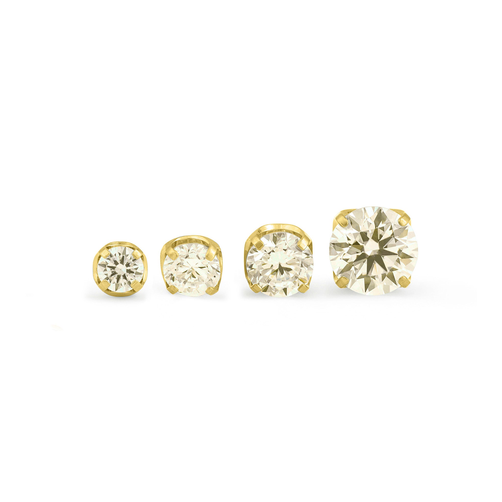 Champagne Prong Gem