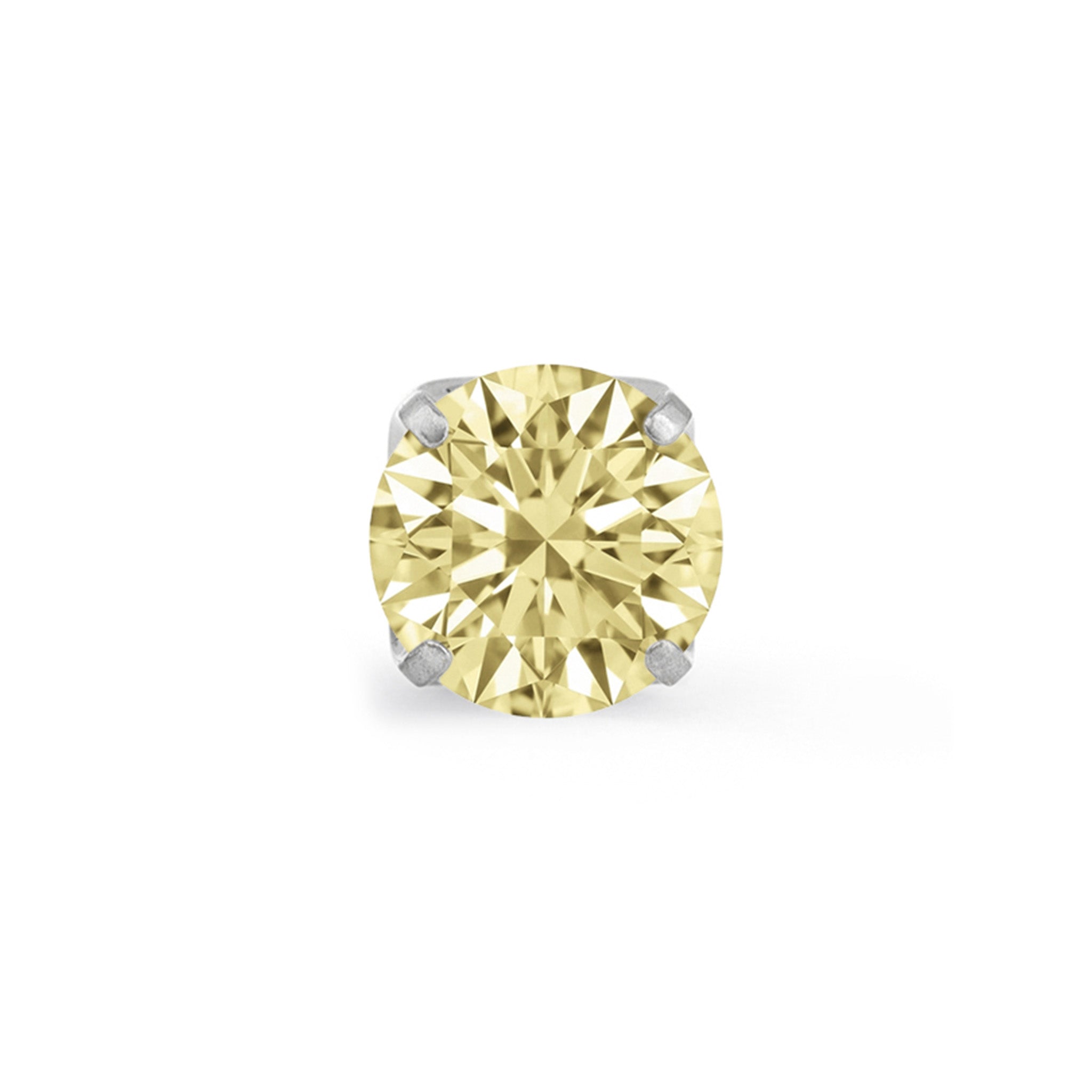 Champagne Prong Gem