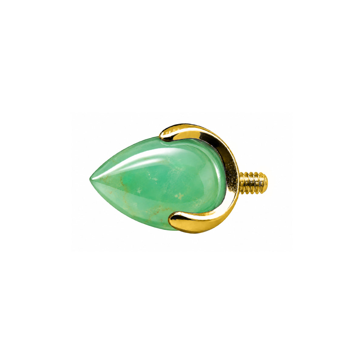 Chrysoprase Bullet 14g (1.6mm)