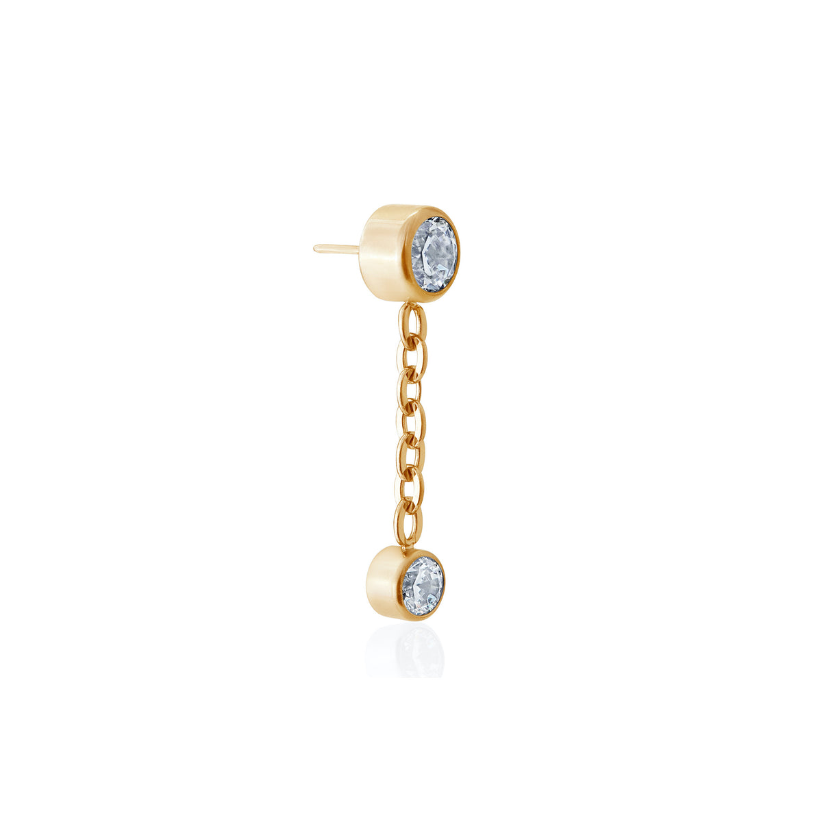 Double Clear Gem Chain Attachment