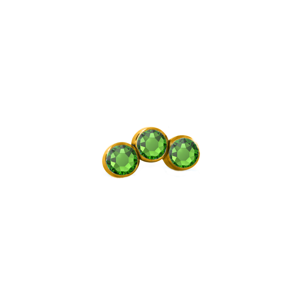 Emerald 3 Bezel Mini Cluster