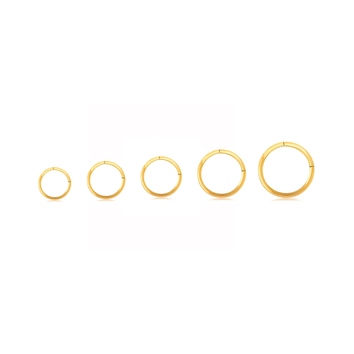 Hinge Ring 1.2mm in Gold