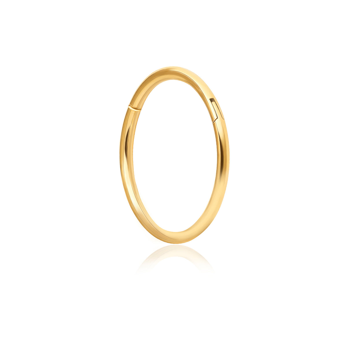Hinged Ring 0.8mm in Gold