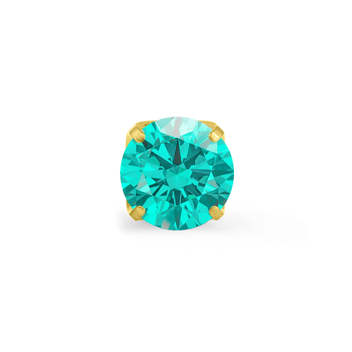 Mint Green Prong Gem