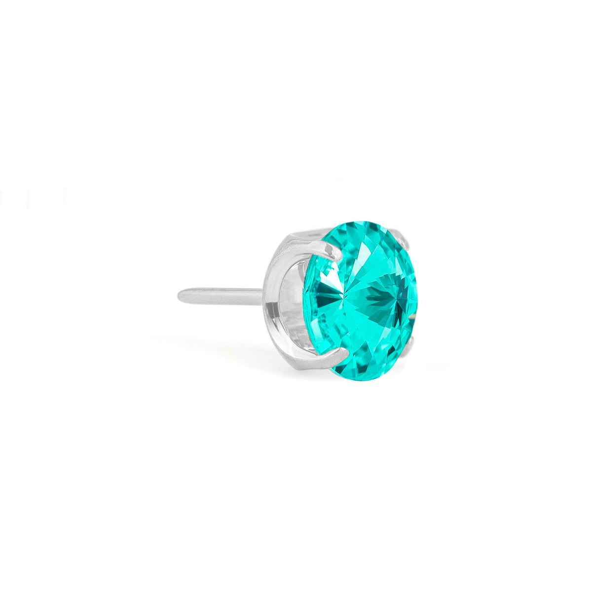 Mint Green Prong Gem