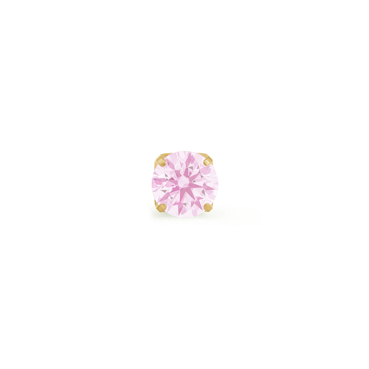 Morganite Prong Gem