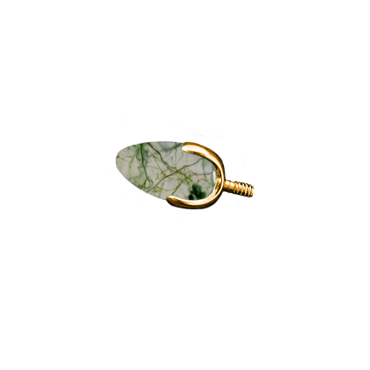 Moss Agate Bullet
