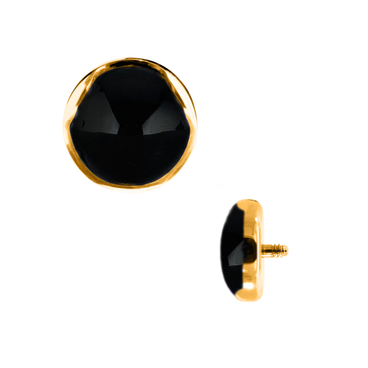 Black Onyx 1.6mm (14g) Cabochon
