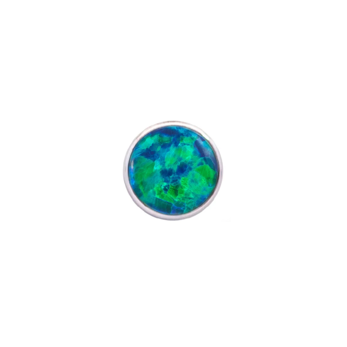 Peacock Opal Threaded 16g Cabochon