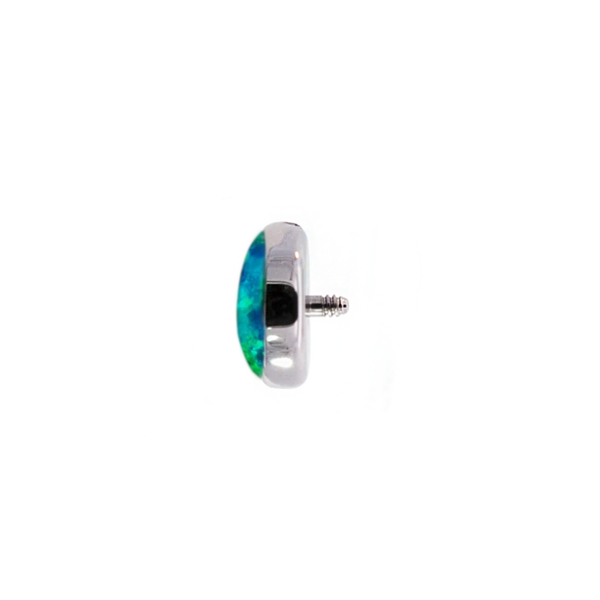 Peacock Opal Threaded 16g Cabochon