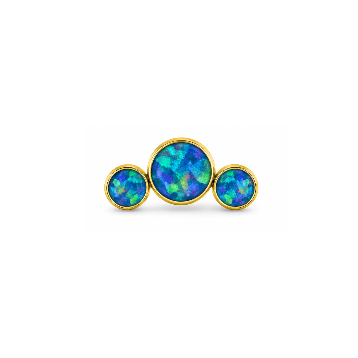 Peacock Opal 3 Bezel Cluster