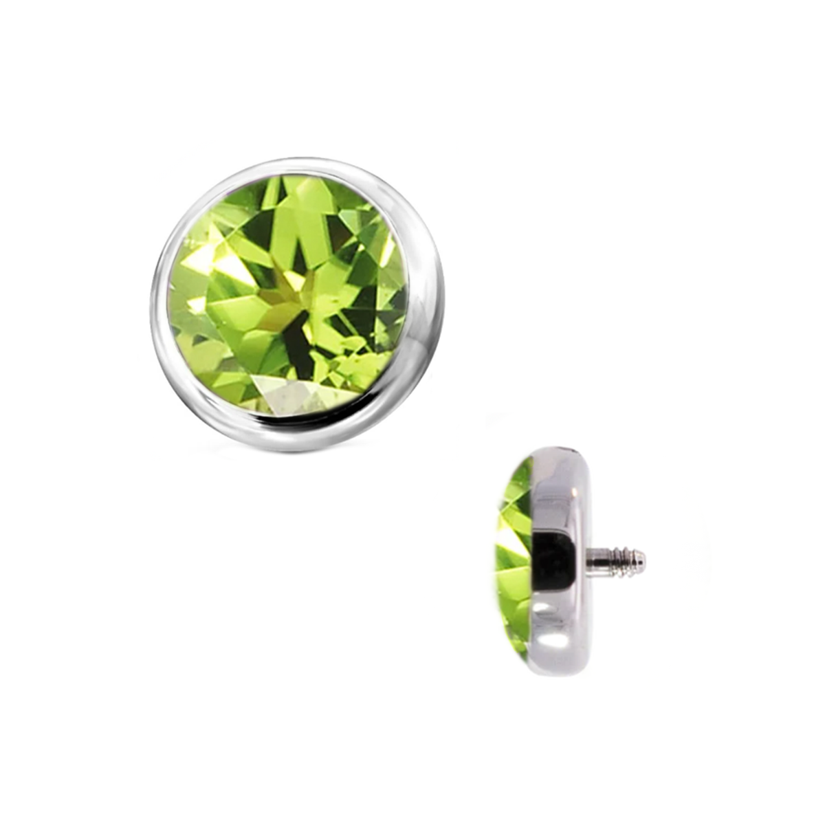 Peridot 1.6mm (14g) Flat Gem