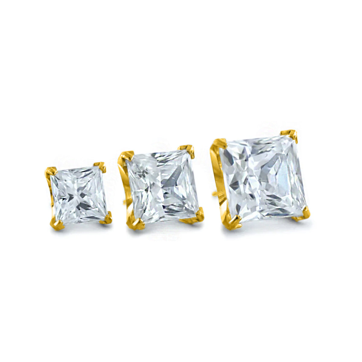 Clear Princess Prong Set Gem