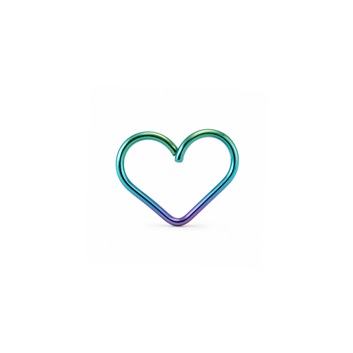 Heart Niobium Seam Ring