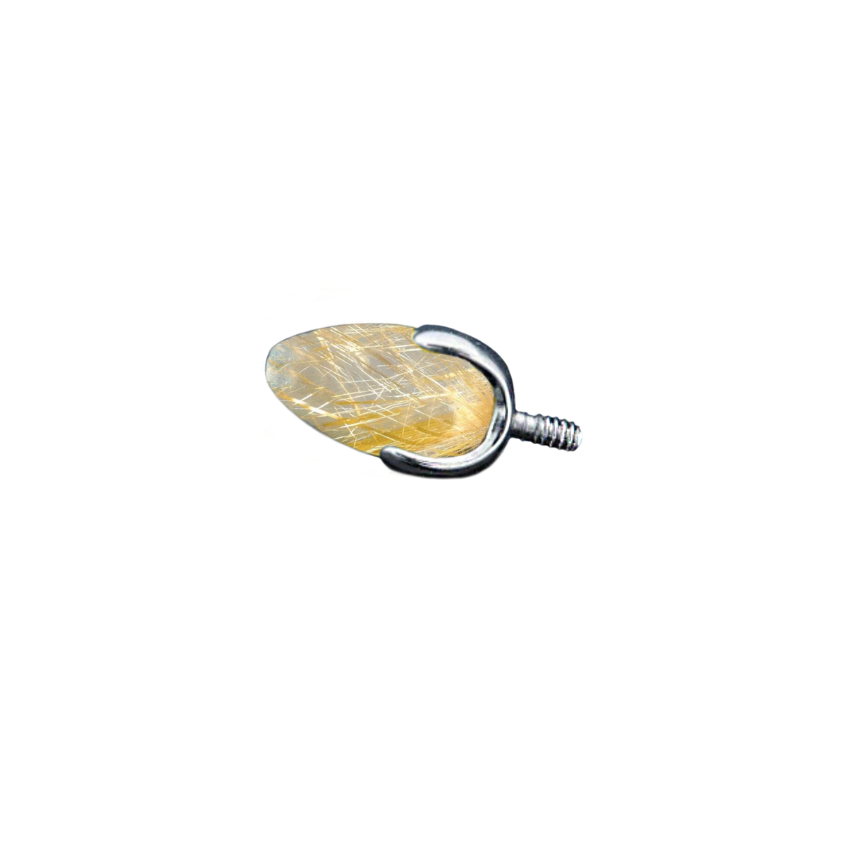 Rutilated Quartz Bullet